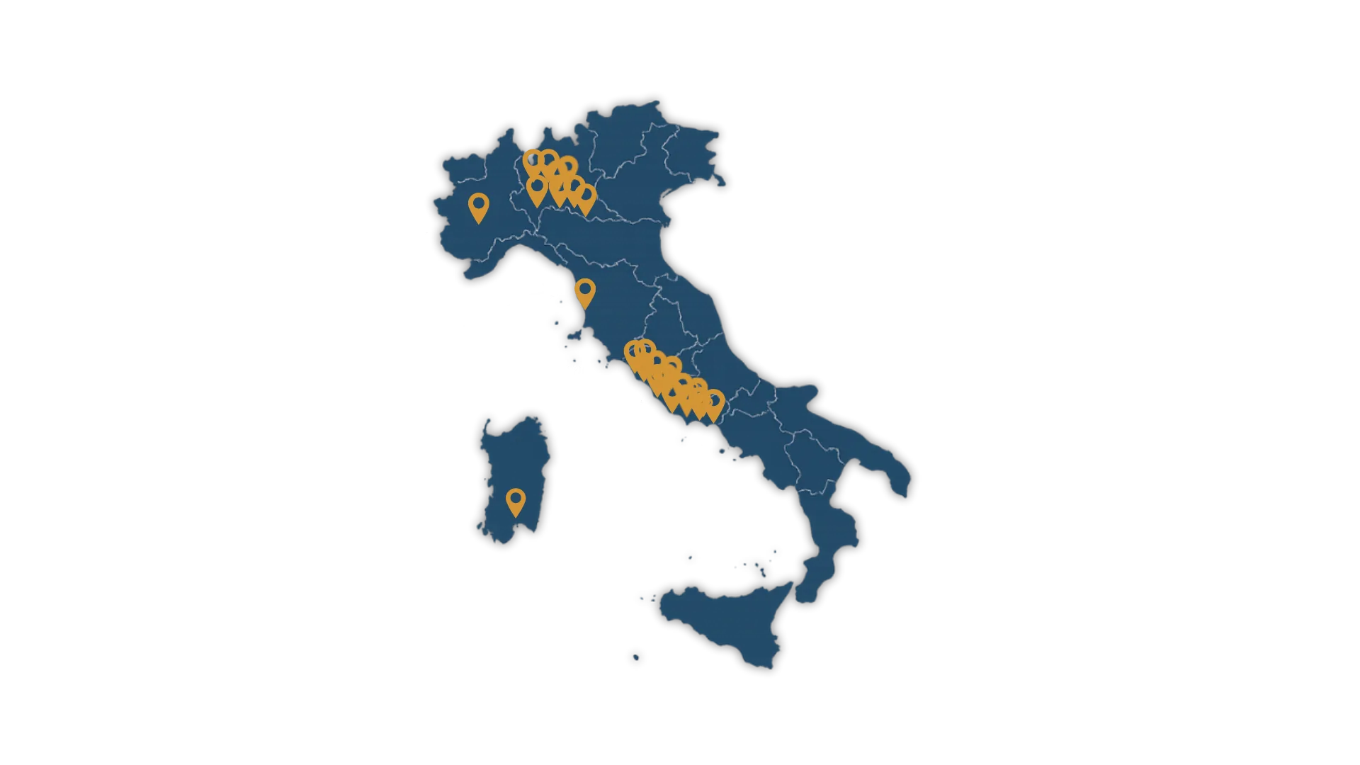 Le sedi OroEtic in Italia